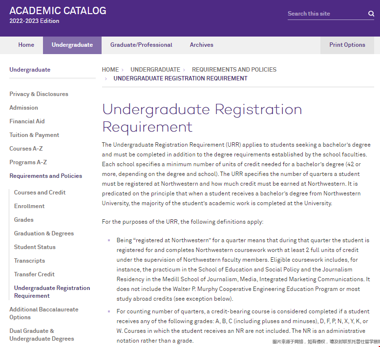 美國西北大學本科幾年畢業.png